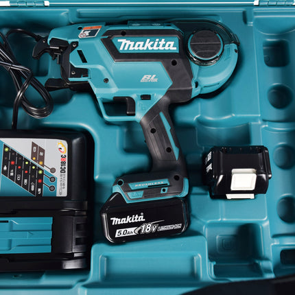Makita XRT01TK 18V LXT Lithium-Ion Brushless Cordless Rebar Tying Tool Kit (5.0Ah)