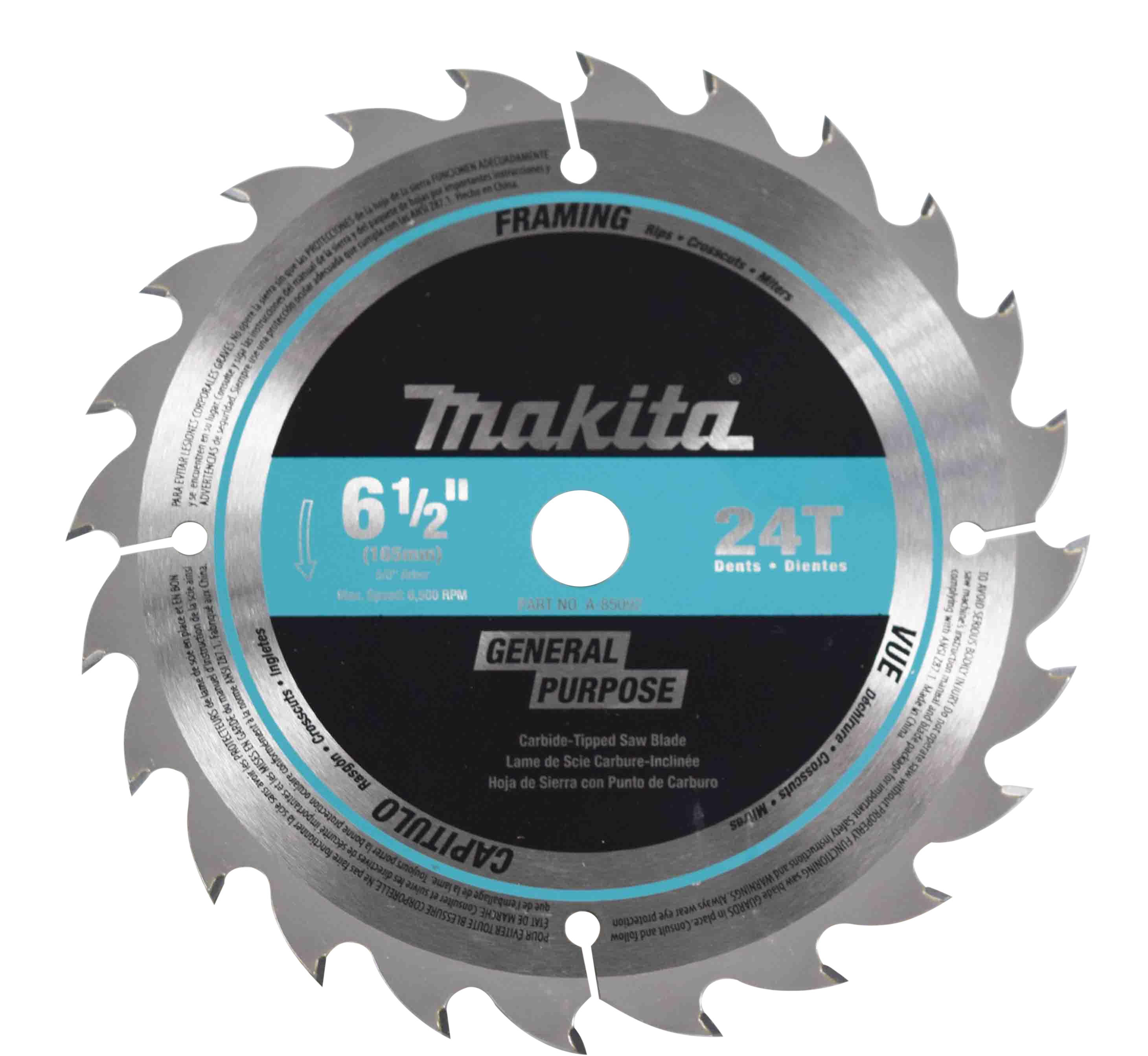 Makita XSH04ZB 18V LXT Sub-Compact Brushless 6-1/2 Circular Saw