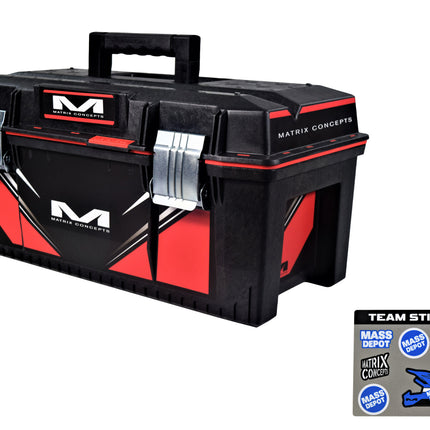 Matrix Concepts M01 Track Toolbox Black/Red with Small Sticker Kit