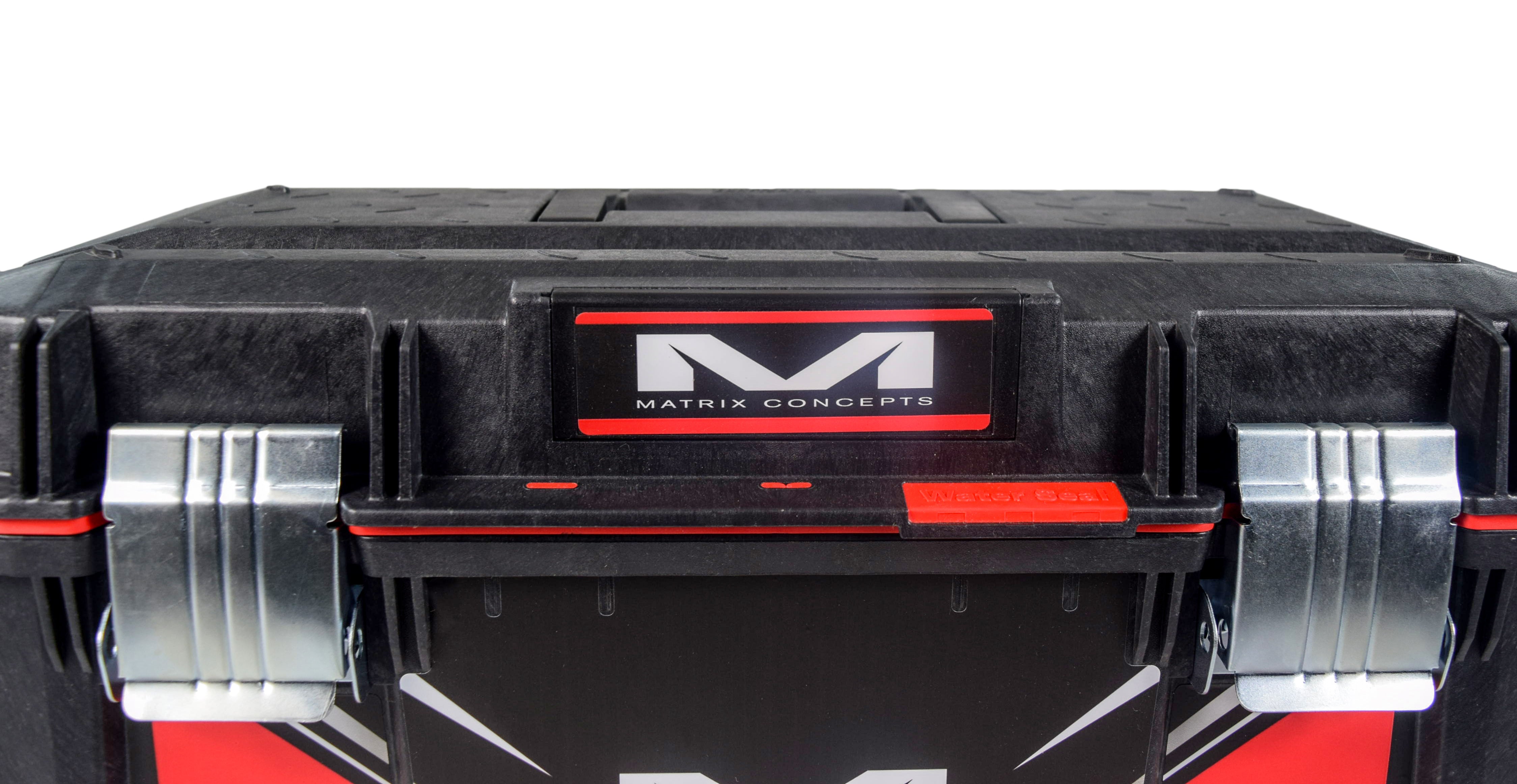 Matrix Concepts M01 Track Toolbox Black/Red with Small Sticker Kit