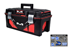 Matrix Concepts M01 Track Toolbox Black/Red with Small Sticker Kit