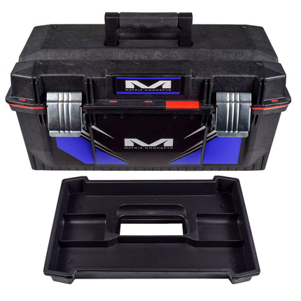 Matrix Concepts M01 Track Toolbox Black/Blue with Small Sticker Kit
