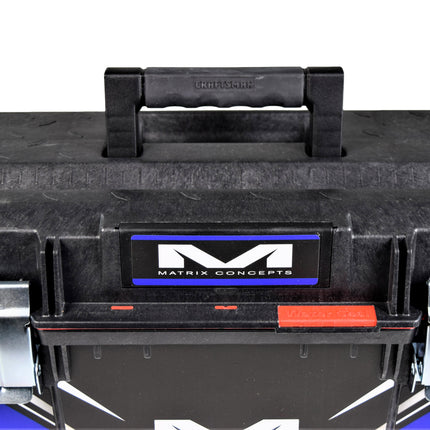 Matrix Concepts M01 Track Toolbox Black/Blue with Small Sticker Kit