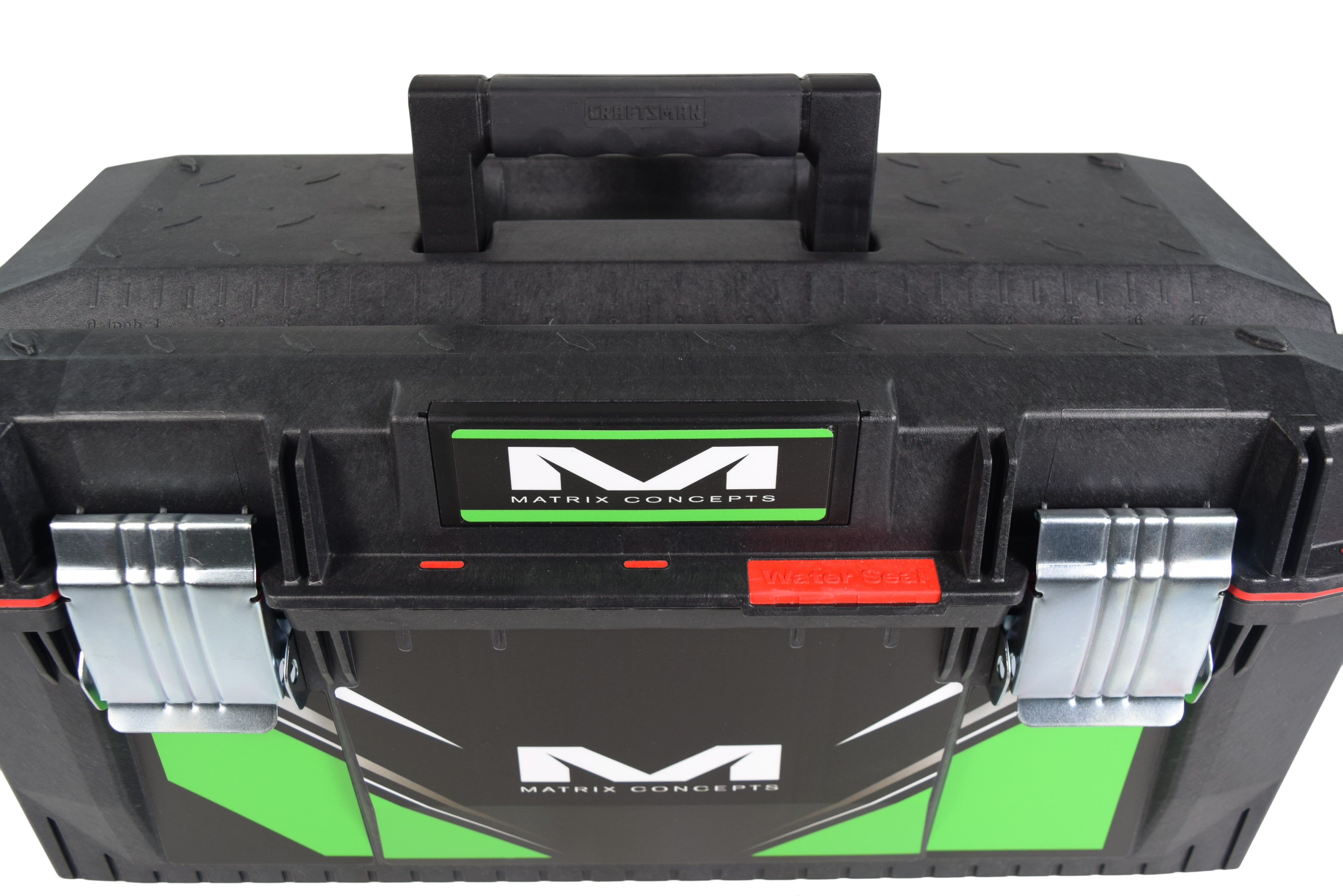 Matrix Concepts M01 Track Toolbox Black/Green with Small Sticker Kit