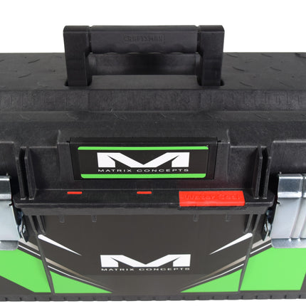 Matrix Concepts M01 Track Toolbox Black/Green with Small Sticker Kit
