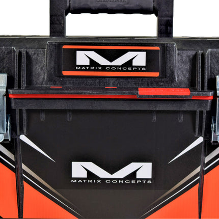 Matrix Concepts M01 Track Toolbox Black/Orange with Small Sticker Kit