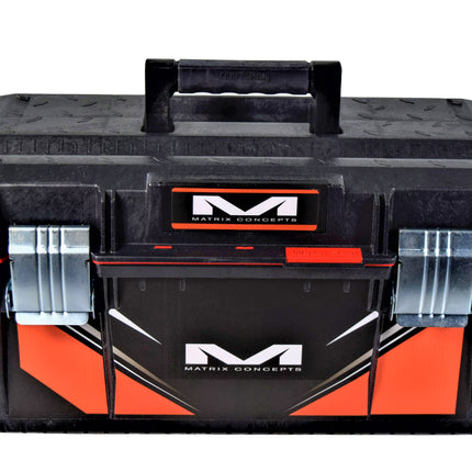 Matrix Concepts M01 Track Toolbox Black/Orange with Small Sticker Kit