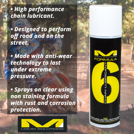 Matrix Liquid Solutions Formula 6 Chain Lube and Protectant 14oz 6 Pack