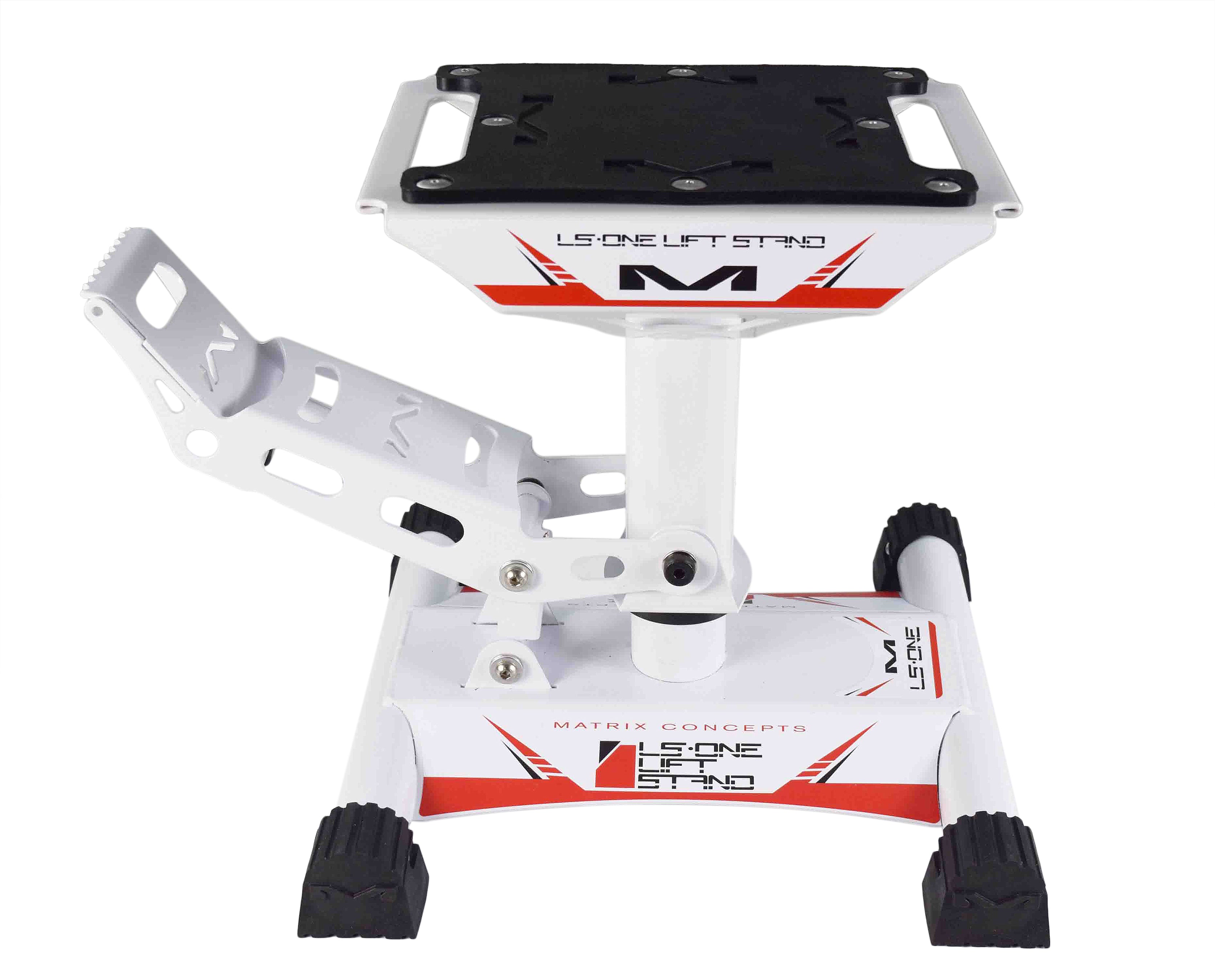 Matrix Concepts LS1 Lift Stand with 500 lbs Capacity for Dirt Bikes (Red)