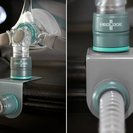 MedLock Magnetic Easy Break Hose Coupling for CPAP Sleep Mask, Fits Slimline tubing Compatible with over 40 Devices - Made in the USA