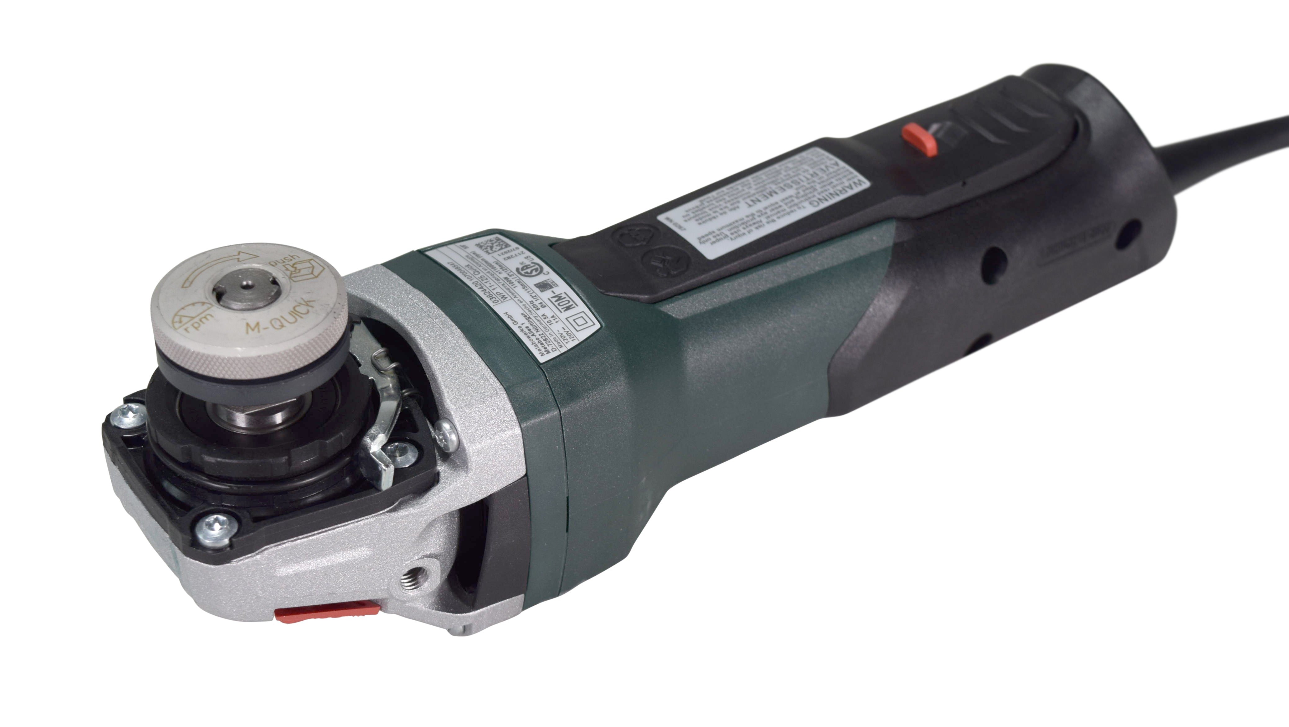 Metabo WP 11-125 Quick 4-1/2"- 5" Angle Grinder