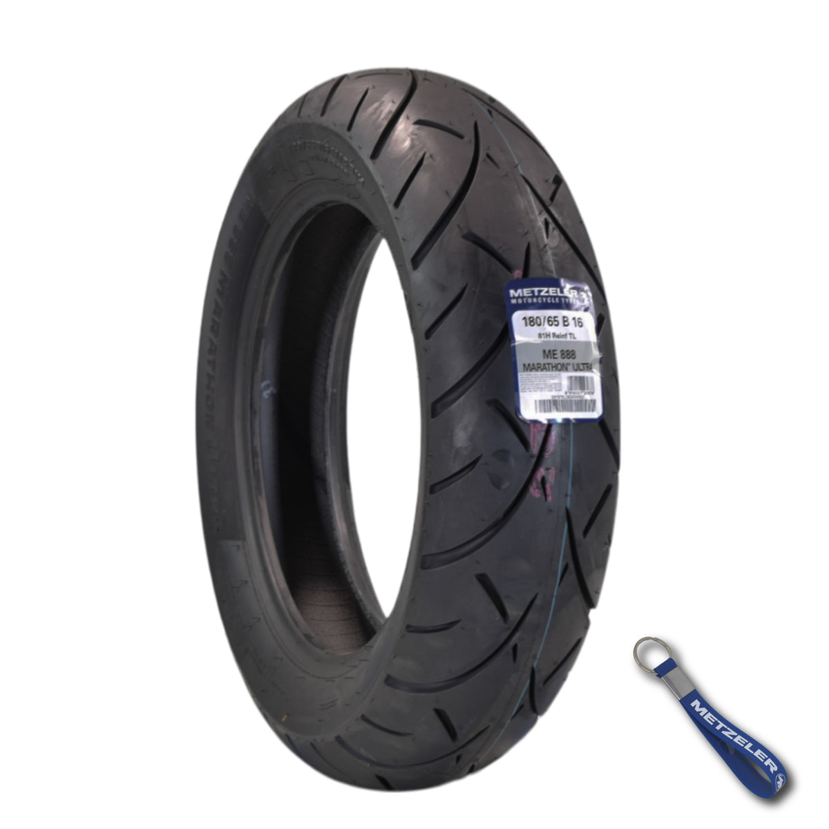 Metzeler ME 888 Marathon Ultra Rear 180/65B16 REINF Motorcycle Tire w/ Keychain