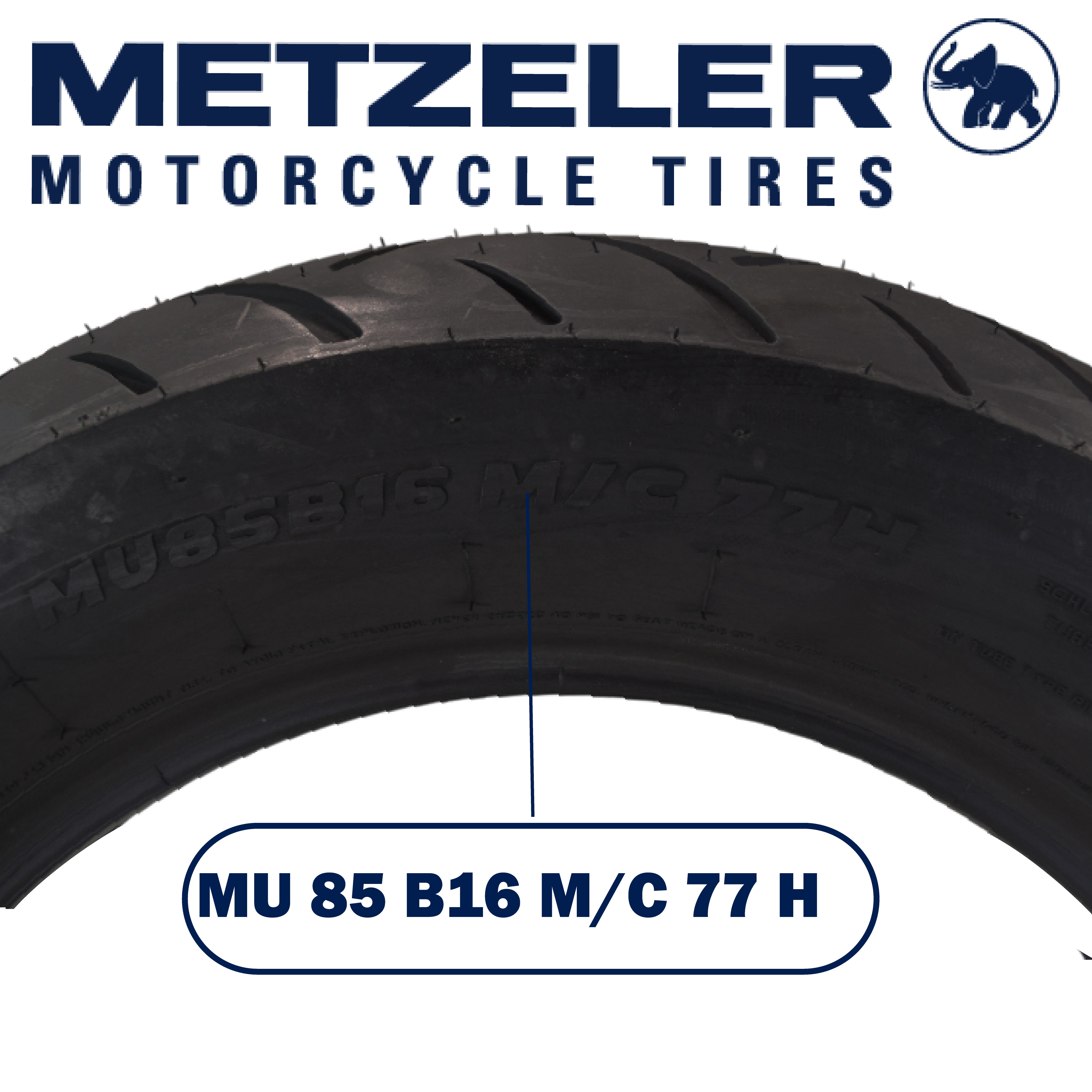 Metzeler ME 888 Marathon Ultra Rear MU8516 77H Motorcycle Tire with Keychain