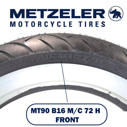 ME 888 Marathon Ultra Front MT90B16 Wide Whitewall 72H