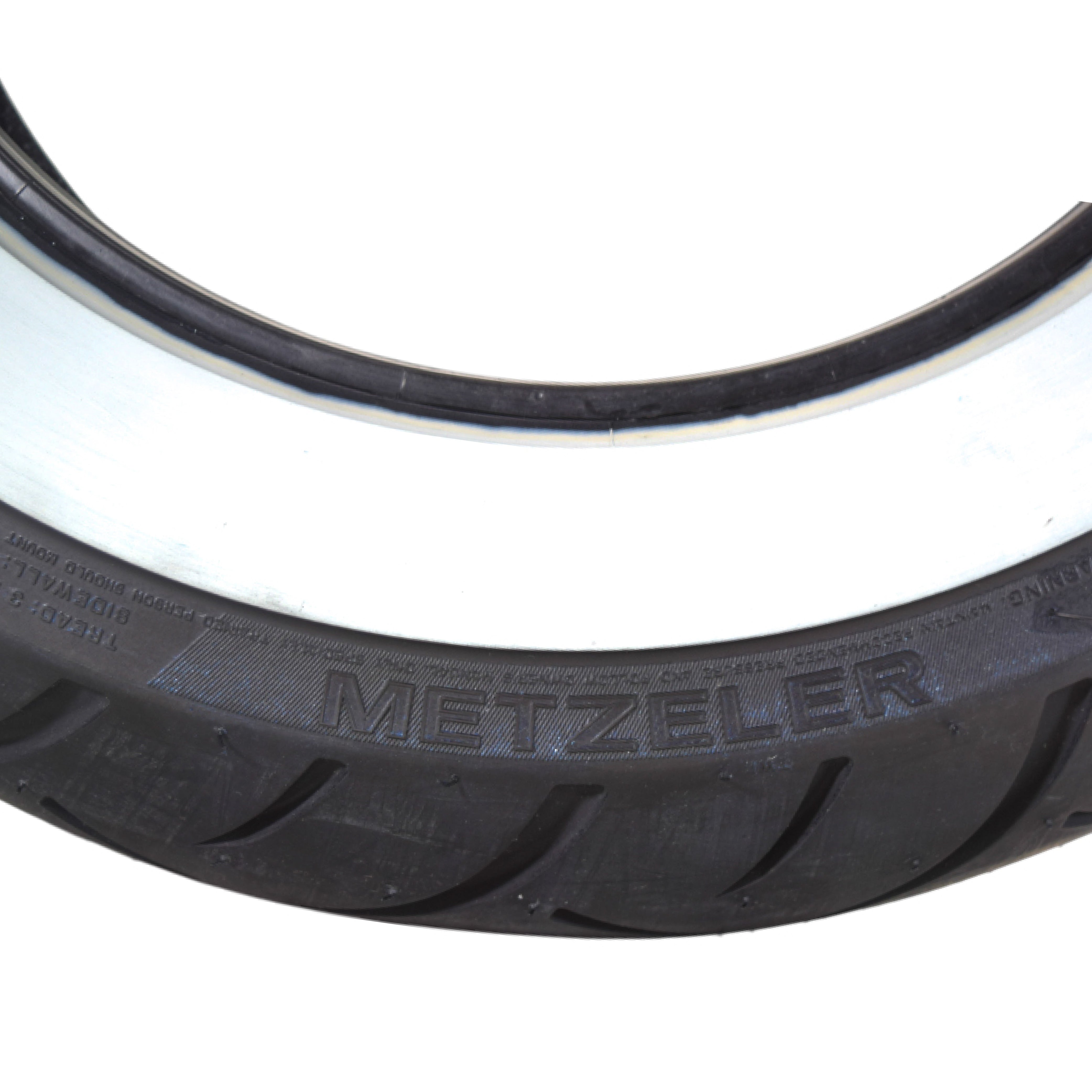 Metzeler ME 888 Marathon Ultra White Wall 170/80-15 Rear Tire with Keychain