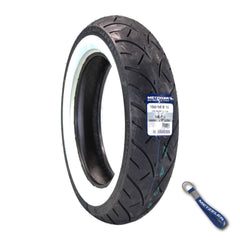 Metzeler ME 888 Marathon Ultra White Wall 150/80 B16 REINF Rear Tire with Keychain