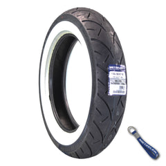 Metzeler ME 888 Marathon Ultra White Wall 130/90-16 Rear Tire with Keychain