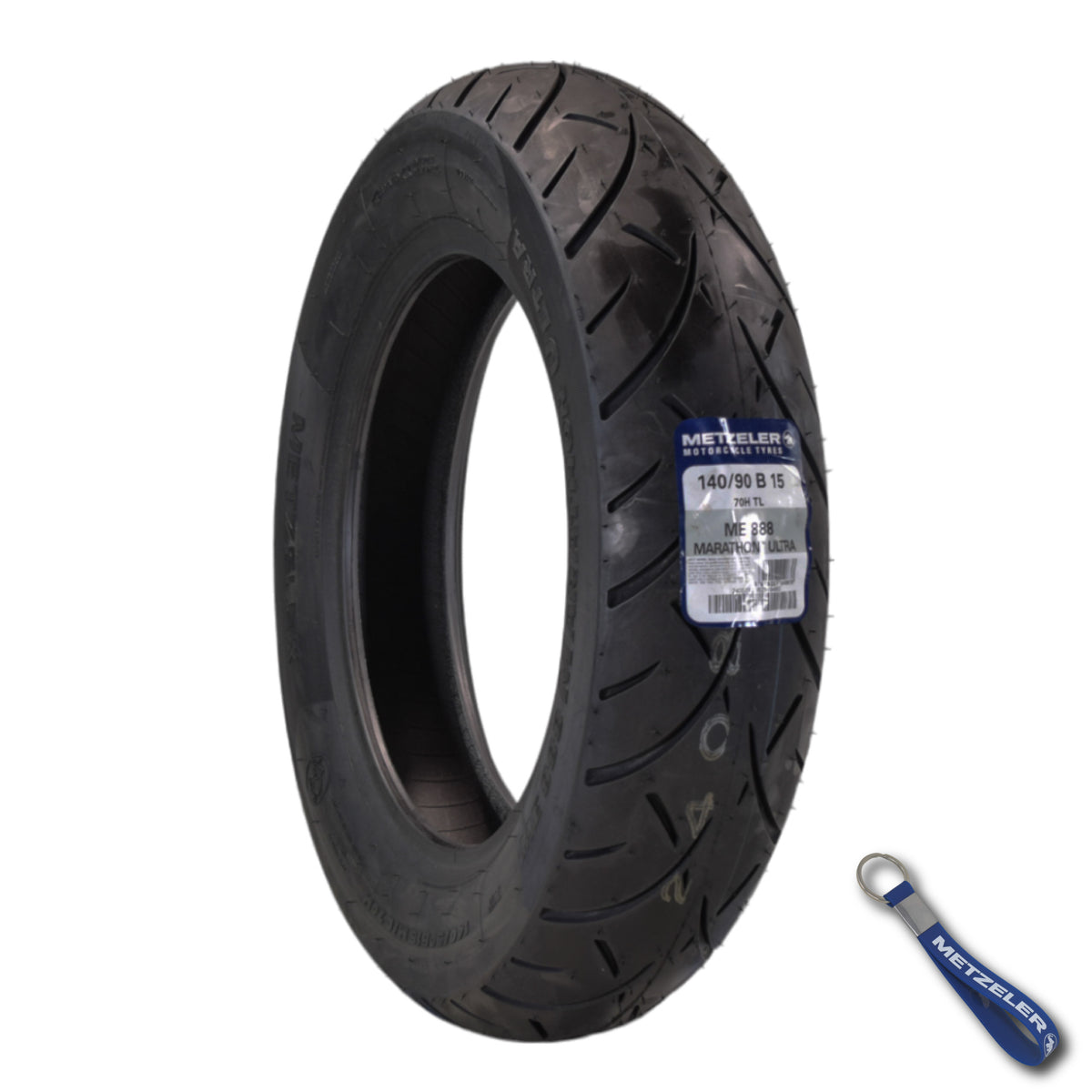 Metzeler ME 888 Marathon Ultra Rear 140/90B15 70H Motorcycle Tire with Keychain