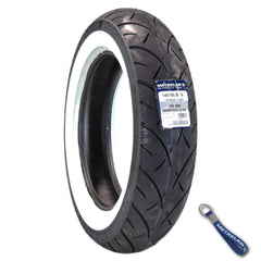 Metzeler ME 888 Marathon Ultra White Wall 140/90B16 REINF Rear Tire with Keychain