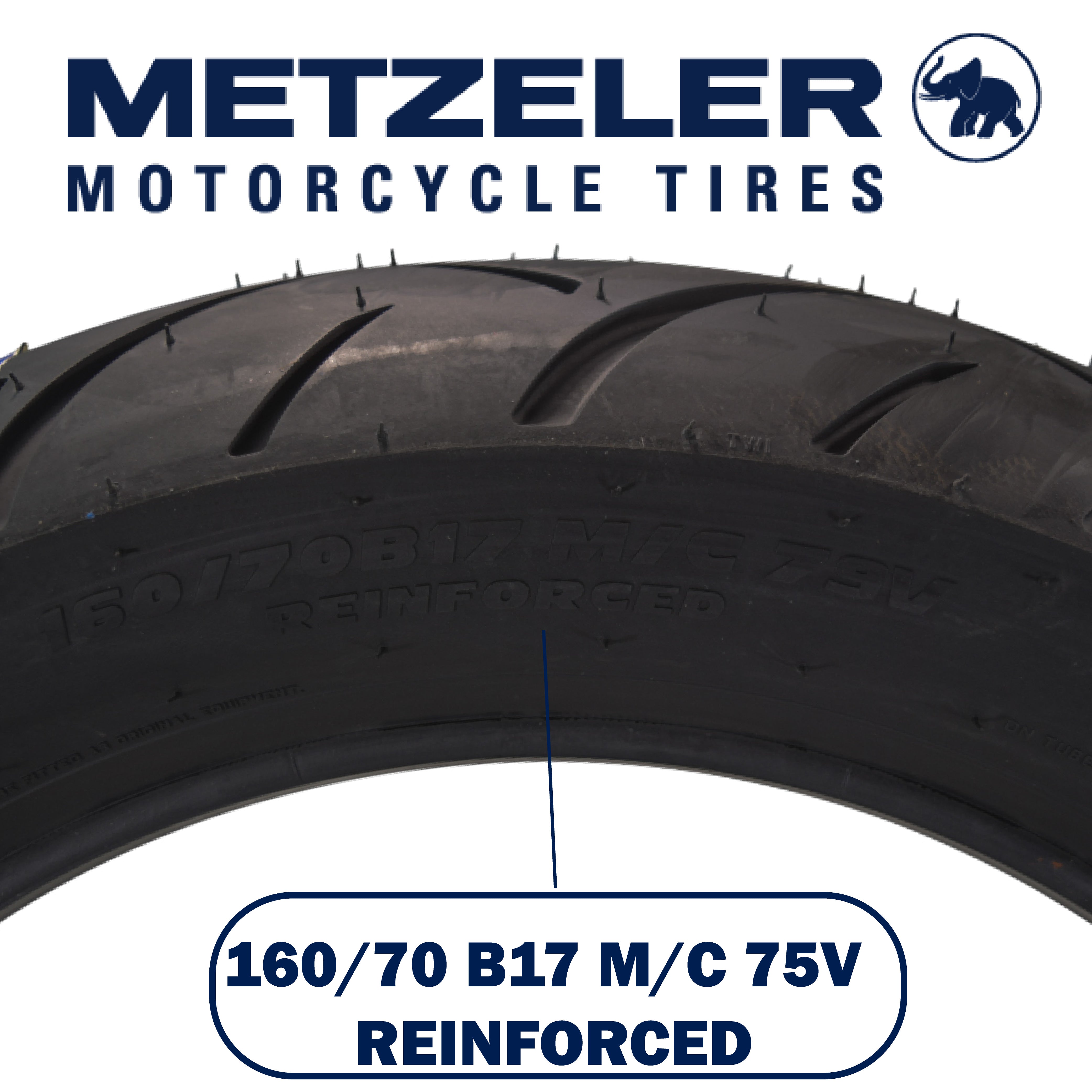 Metzeler ME 888 Marathon Ultra Rear 160/70B17 REINF Motorcycle Tire w/ Keychain