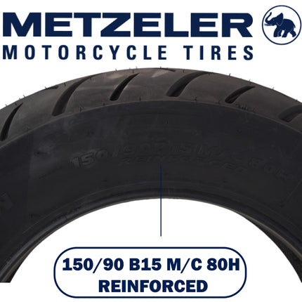 Metzeler ME 888 Marathon Ultra Rear 150/90B15 REINF Motorcycle Tire w/ Keychain
