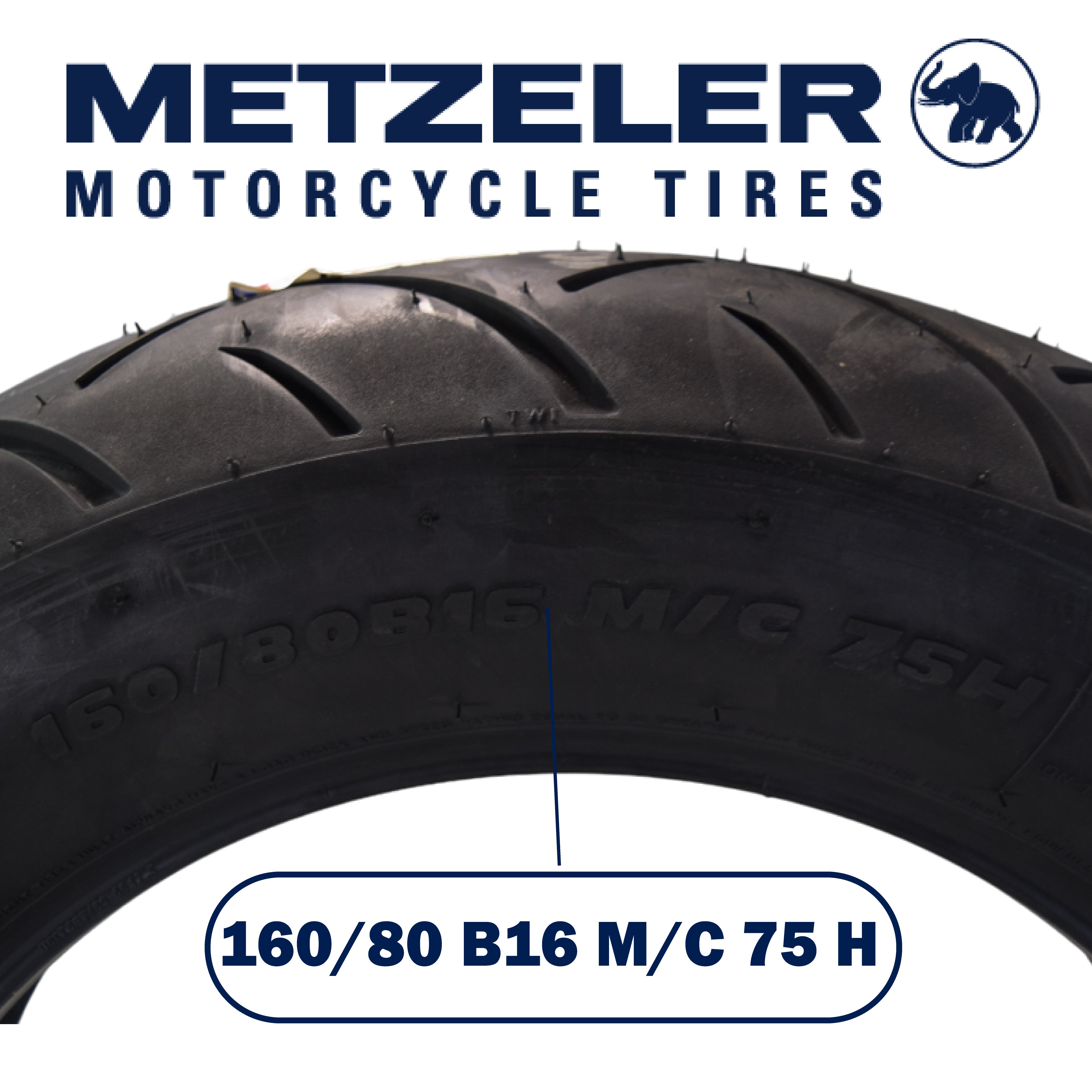 Metzeler ME 888 Marathon Ultra Rear 160/80B16 REINF Motorcycle Tire w/ Keychain