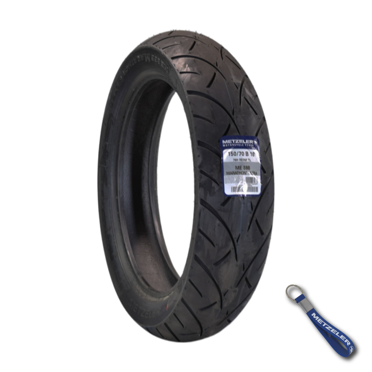 Metzeler ME 888 Marathon Ultra Rear 150/70B18 REINF Motorcycle Tire w/ Keychain