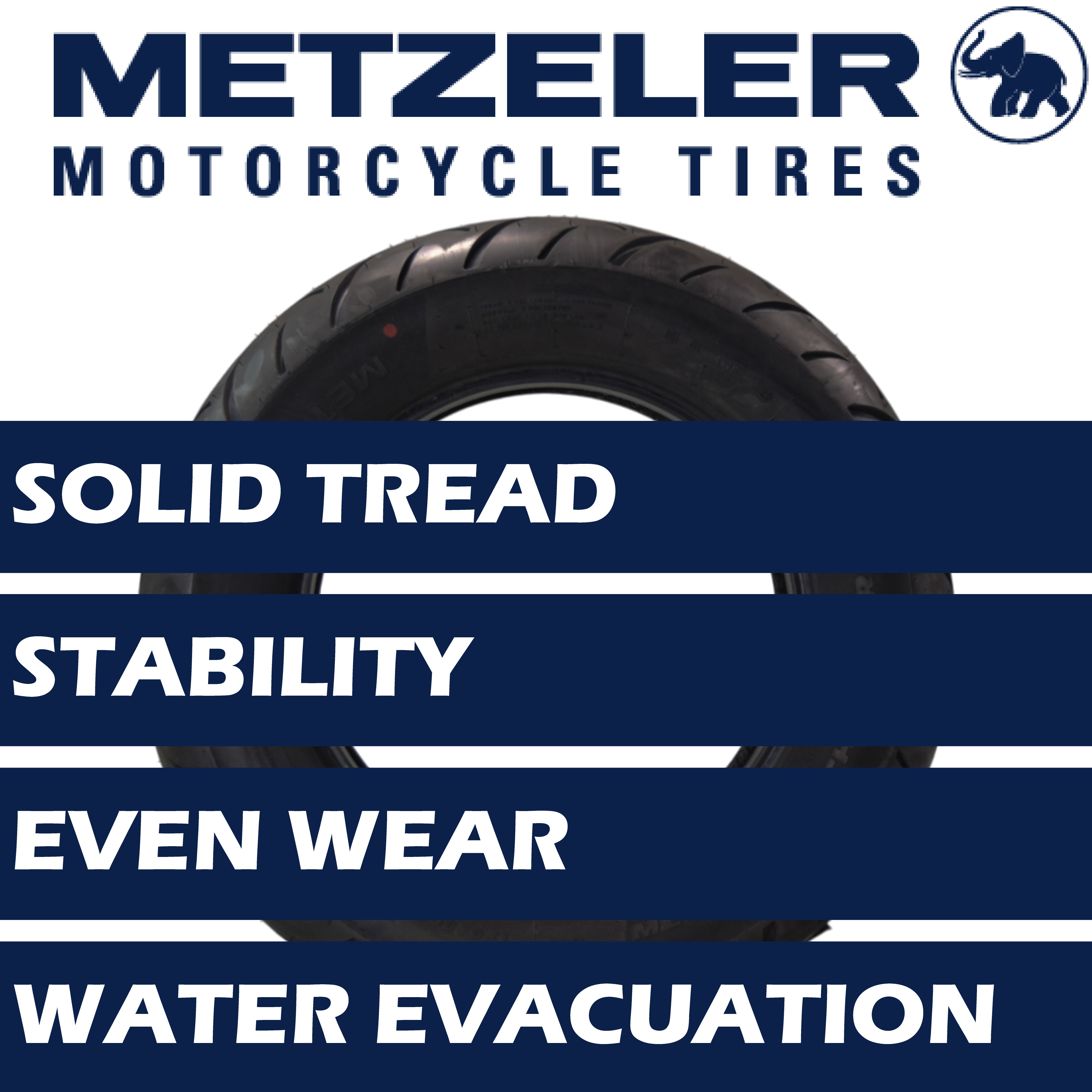 Metzeler ME 888 Marathon Ultra Rear 180/60R16 REINF Motorcycle Tire w/ Keychain