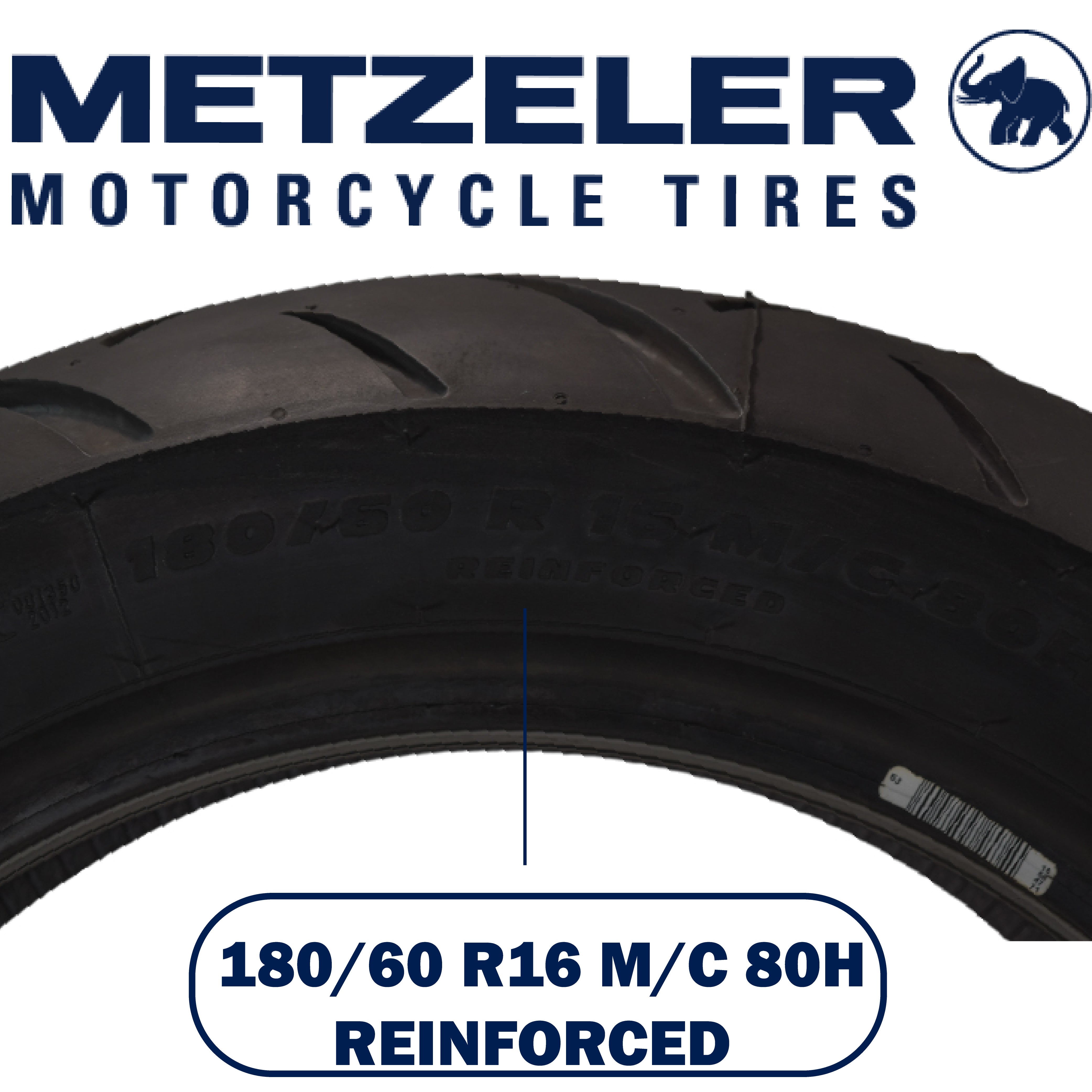 Metzeler ME 888 Marathon Ultra Rear 180/60R16 REINF Motorcycle Tire w/ Keychain