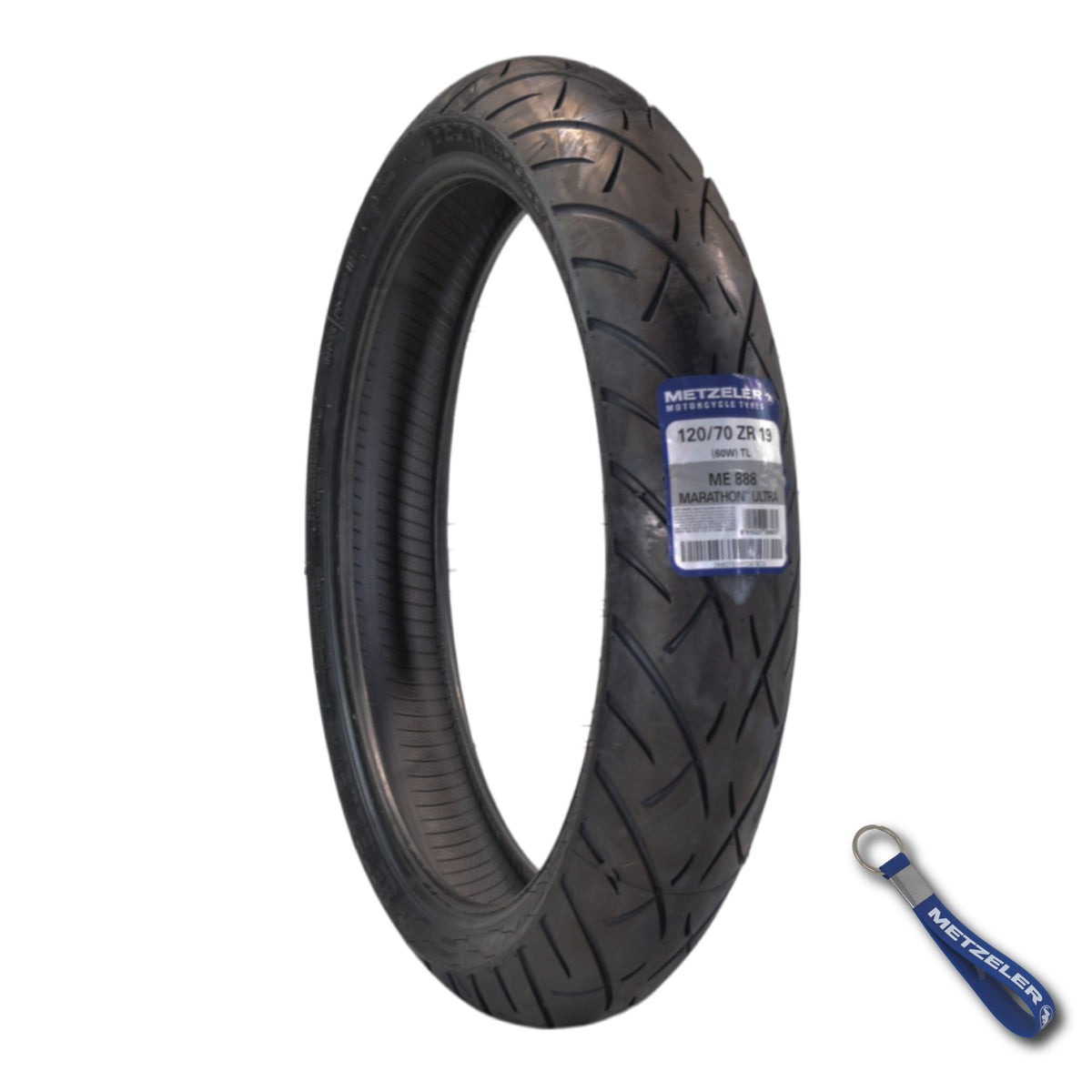 Metzeler ME 888 Marathon Ultra Front 120/70ZR19 60W Motorcycle Tire w/ Keychain