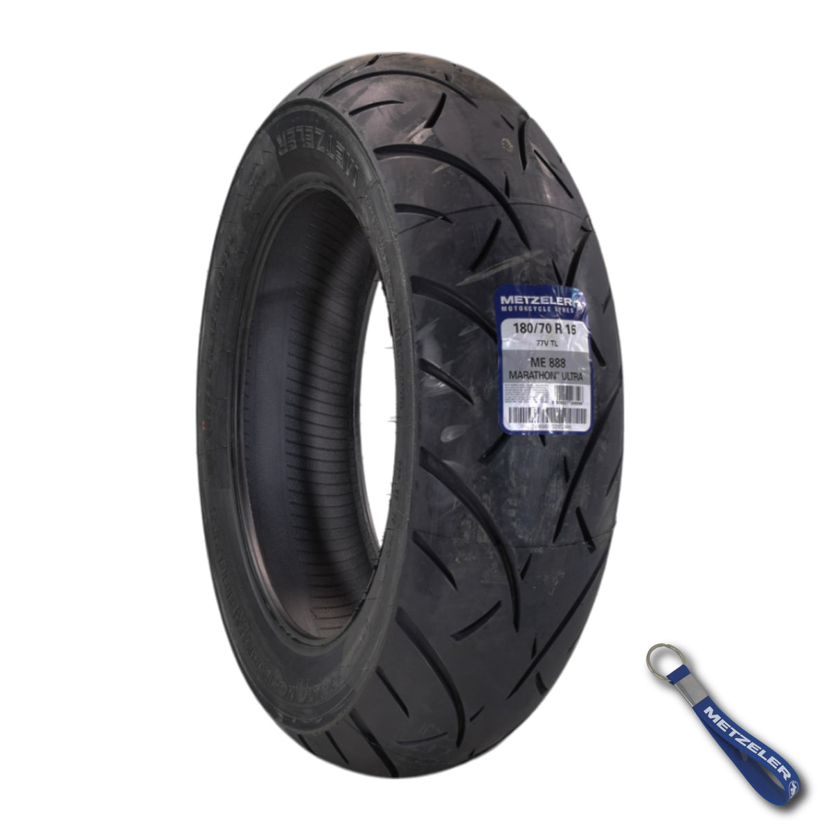 Metzeler ME 888 Marathon Ultra Rear 180/70R16 77V Motorcycle Tire with Keychain