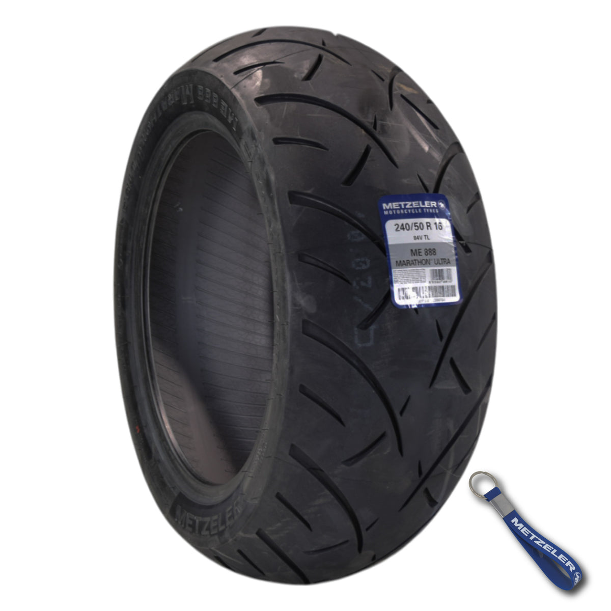 Metzeler ME 888 Marathon Ultra Rear 240/50R16 84V Motorcycle Tire with Keychain