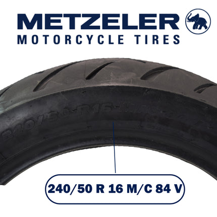 Metzeler ME 888 Marathon Ultra Rear 240/50R16 84V Motorcycle Tire with Keychain