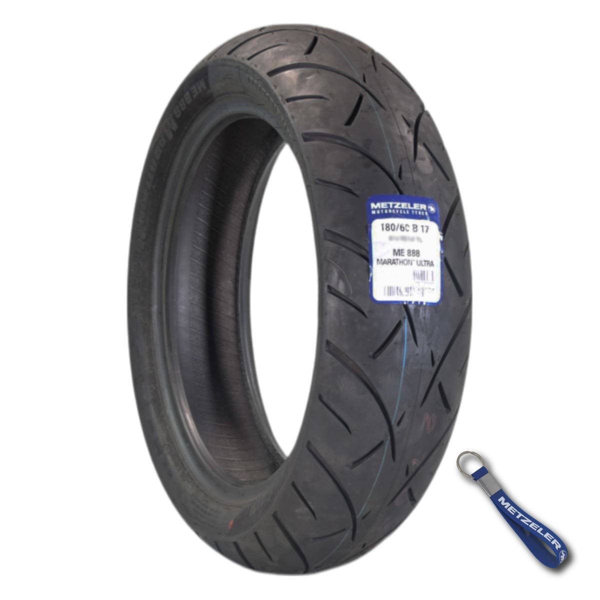 Metzeler ME 888 Marathon Ultra Rear 180/60B17 75V Motorcycle Tire with Keychain