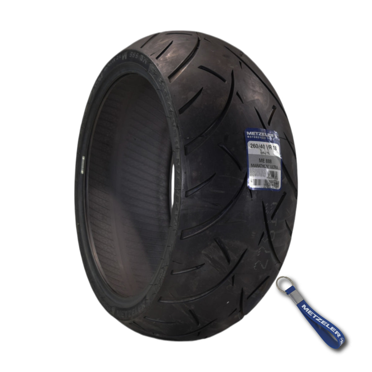 Metzeler ME 888 Marathon Ultra Rear 260/40R18 84V Motorcycle Tire with Keychain