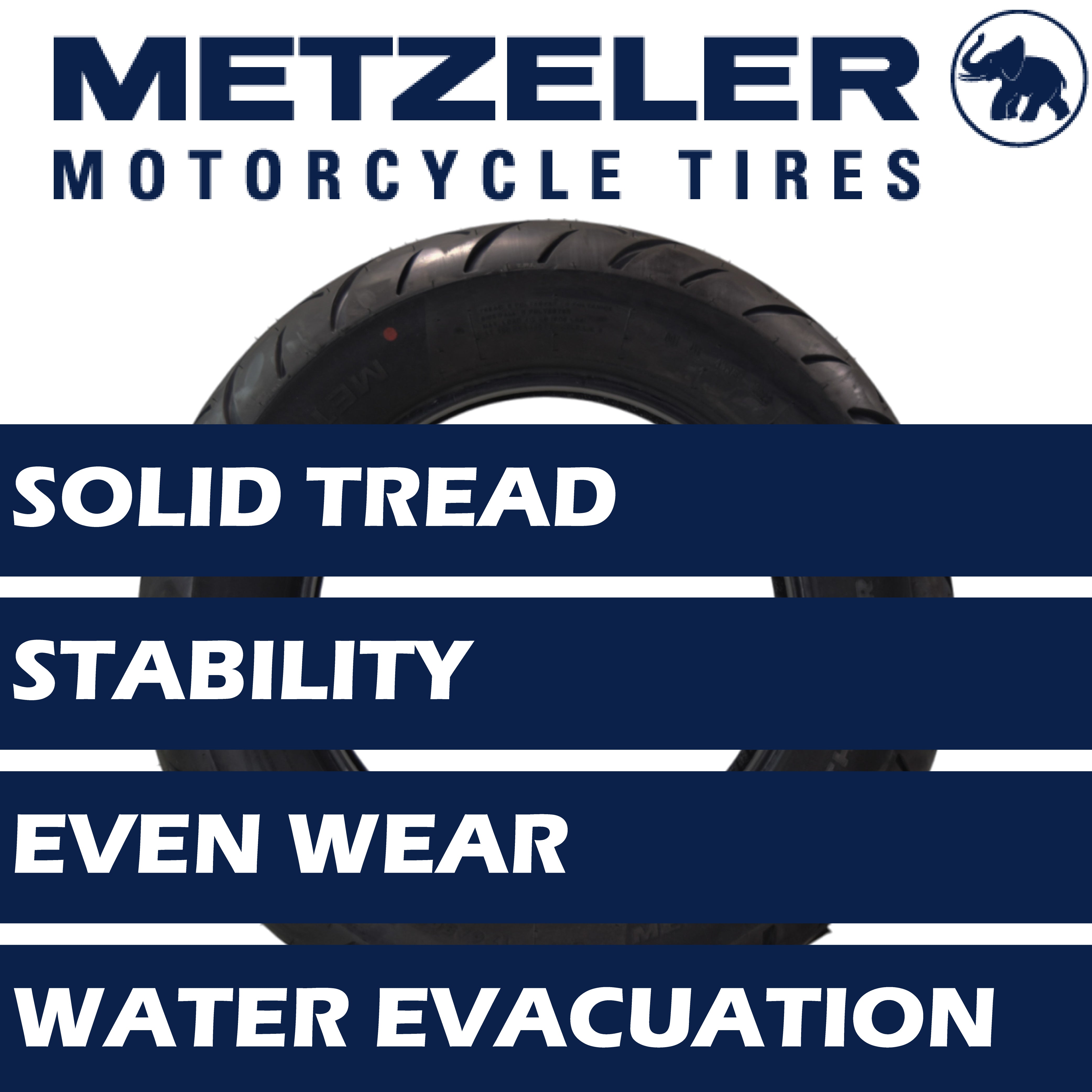 Metzeler ME 888 Marathon Ultra Rear 260/40R18 84V Motorcycle Tire with Keychain