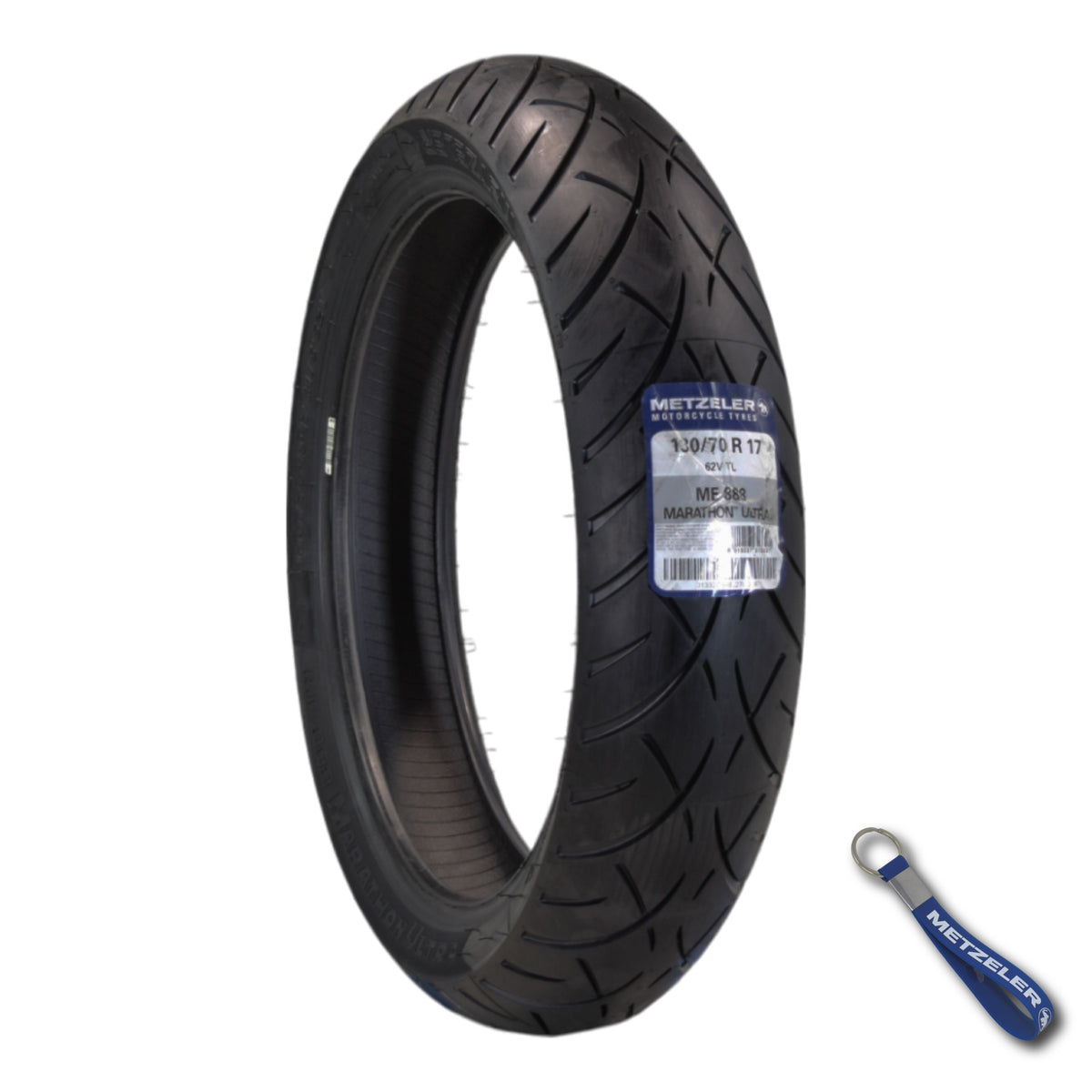 Metzeler ME 888 Marathon Ultra Front 130/70R17 62V Motorcycle Tire with Keychain