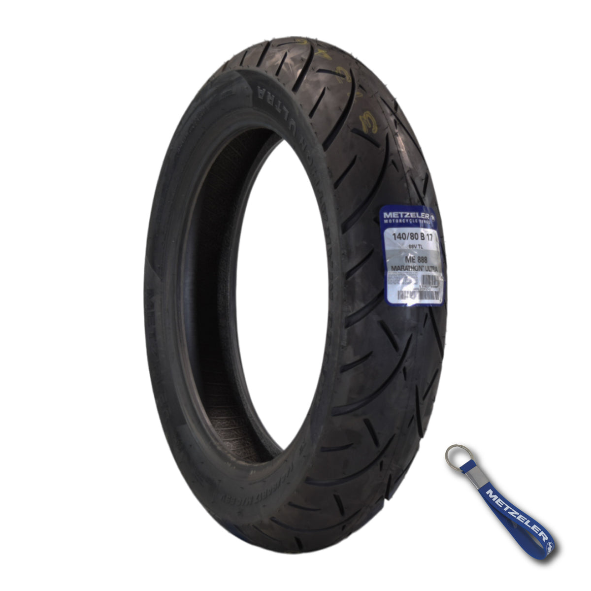 Metzeler ME 888 Marathon Ultra Rear 140/80B17 69V Motorcycle Tire with Keychain