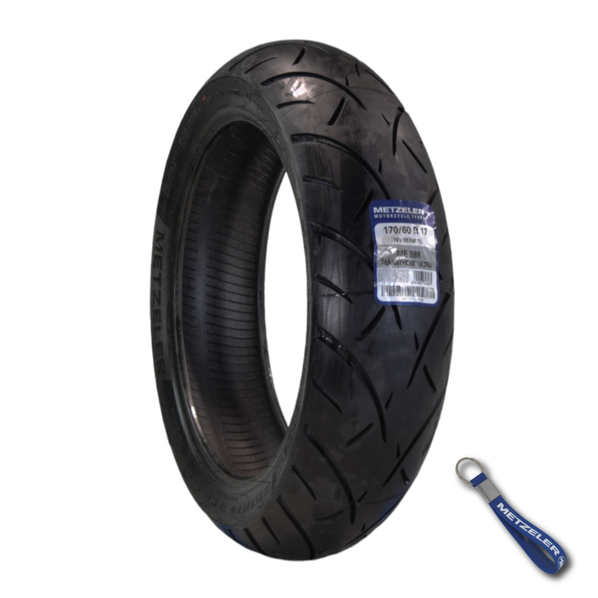 Metzeler ME 888 Marathon Ultra Rear 170/60R17 REINF Motorcycle Tire w/ Keychain