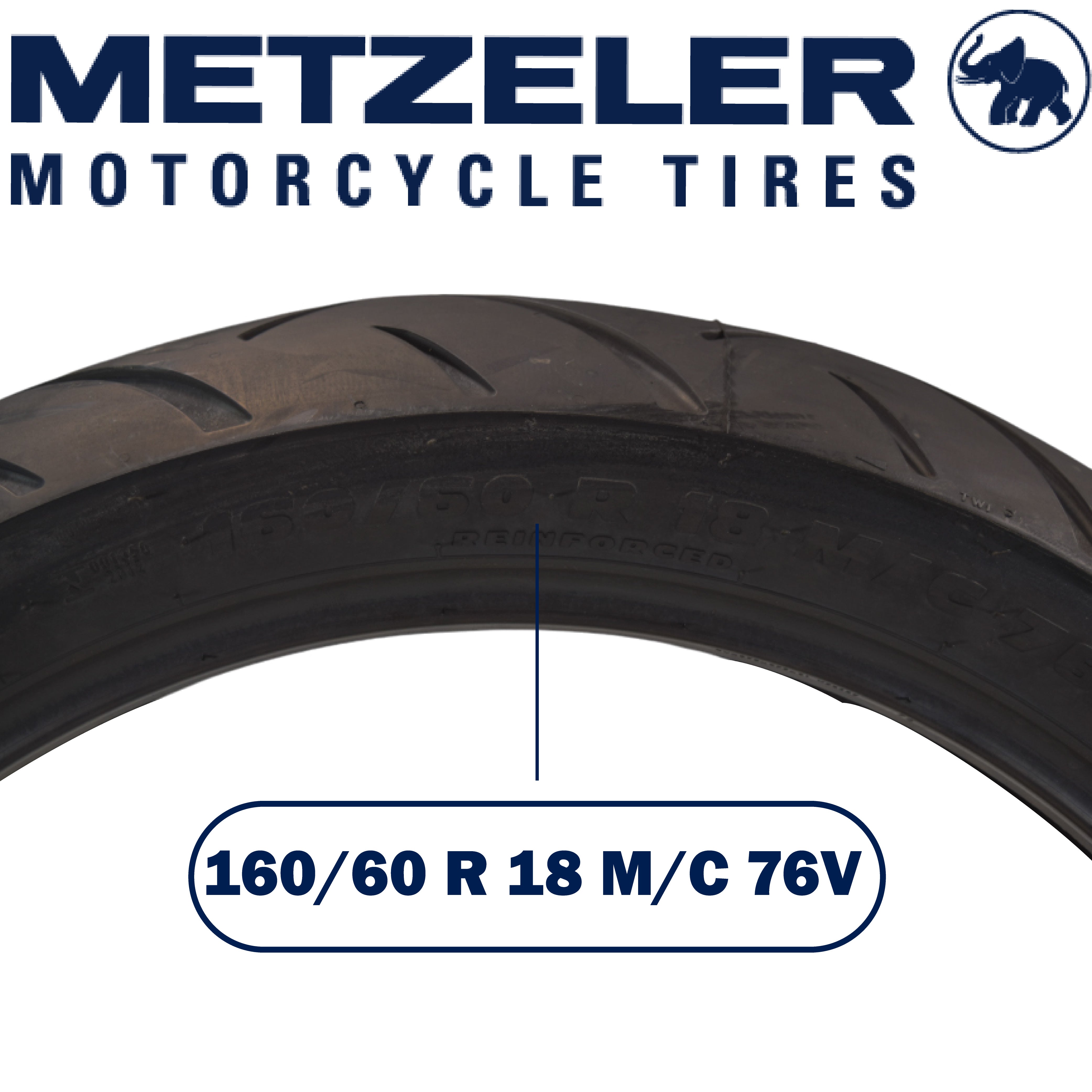 Metzeler ME 888 Marathon Ultra Rear 160/60R18 REINF Motorcycle Tire w/ Keychain