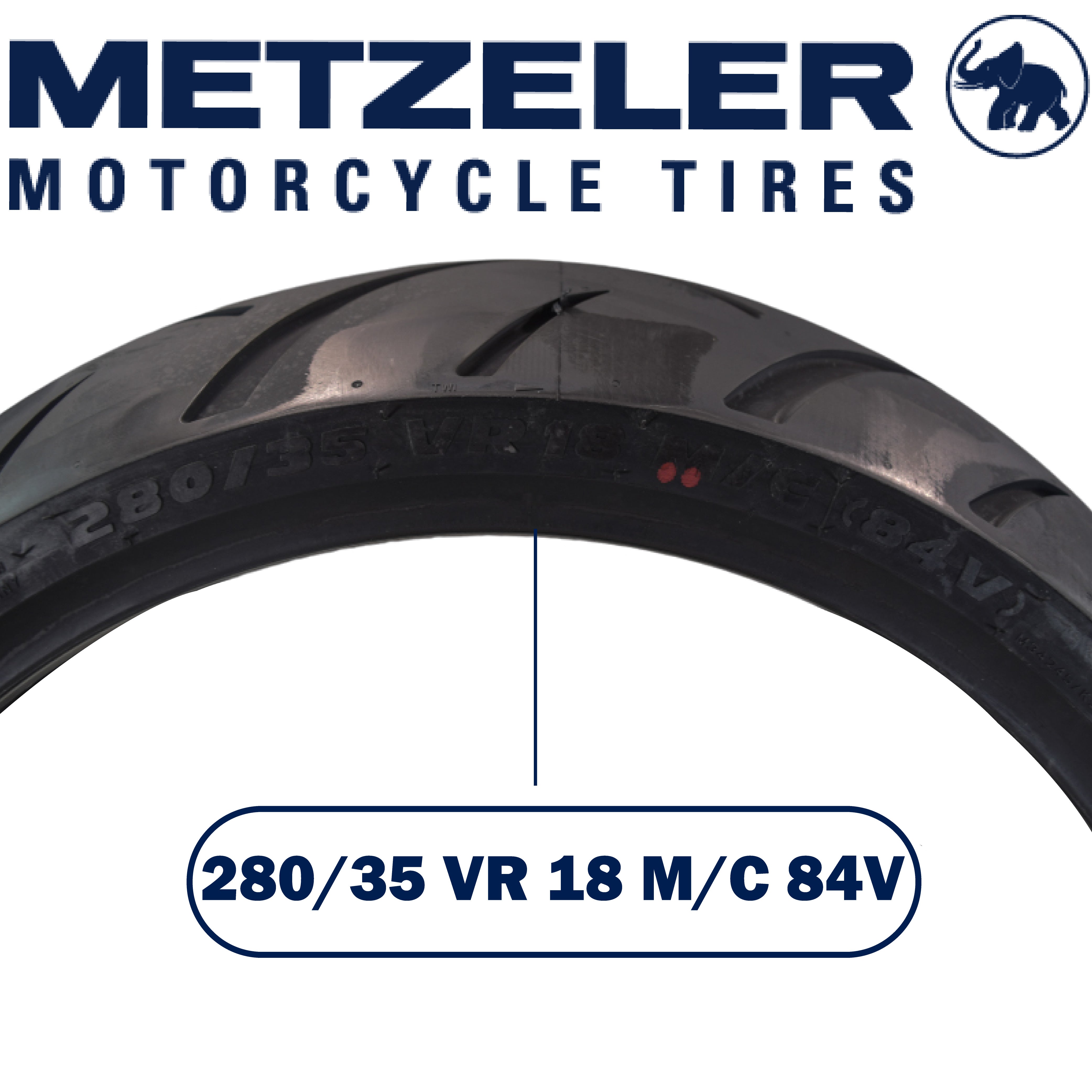 Metzeler ME 888 Marathon Ultra Rear 280/35R18 84V Motorcycle Tire