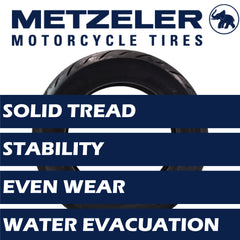 Metzeler Cruisetec 180/65B16 81H REINF TL Motorcycle Rear Tire with Keychain