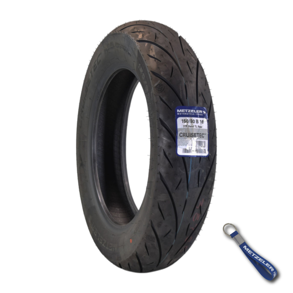 Metzeler Cruisetec 160/70B17 79V REINF TL Motorcycle Rear Tire with Keychain