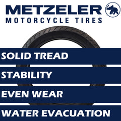 Metzeler Cruisetec 120/70ZR19 60W TL V-Twin Motorcycle Front Tire with Keychain