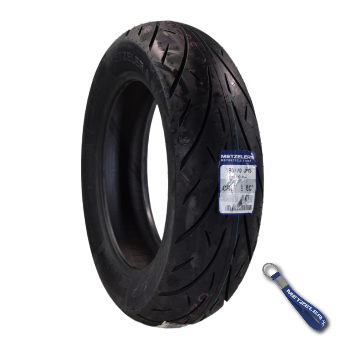 Metzeler Cruisetec 180/60R16 80H (I) Indian-Chal Motorcycle Rear Tire w/Keychain