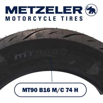 Metzeler Cruisetec MT90B16 74H TL V-Twin Motorcycle Rear Tire with Keychain