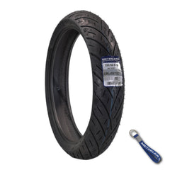 Metzeler Cruisetec 130/60B19 66H REINF TL Motorcycle Front Tire w/ Keychain