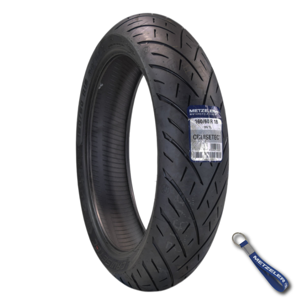 Metzeler Cruisetec 160/60R18 70V TL V-Twin Motorcycle Front Tire with Keychain