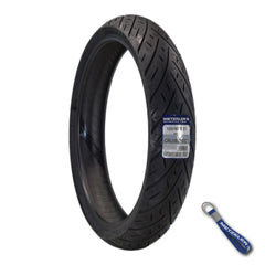 Metzeler Cruisetec 130/60B21 63H TL V-Twin Motorcycle Front Tire with Keychain