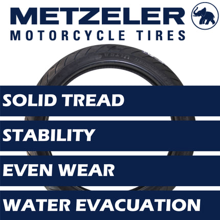 Metzeler ME 888 Marathon Ultra Front 80/90-21 48H Motorcycle Tire with Keychain